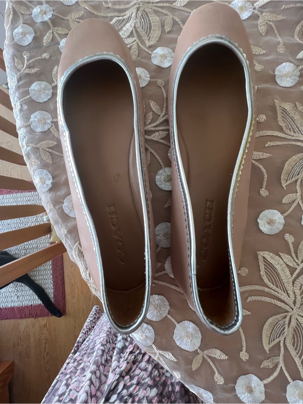 Coach Ballet Flats, Size 8